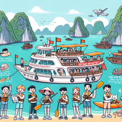 하롱베이의 비경을 느끼는 하루 크루즈 여행